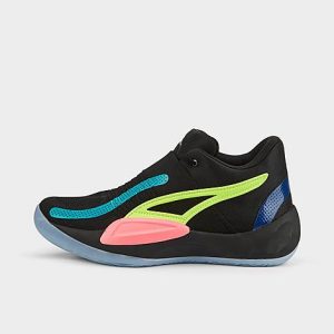 Puma Men&apos;s Rise Nitro Basketball Shoes in Black/ Black Size 13.0 - 3508228