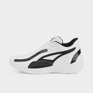 Puma Men&apos;s Rise Nitro Basketball Shoes in White/ White Size 11.5 - 3508295