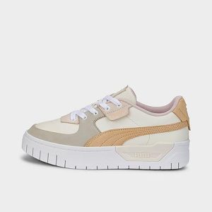 Puma Women&apos;s Cali Dream Pastel Casual Shoes in Off-White/Whisper White Size 9.5 Leather - 3508655