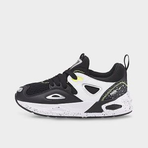 Puma Little Kids&apos; TRC Blaze Arctic Stars Casual Shoes in Black/ Black Size 13.5 Leather/Lycra - 3203906