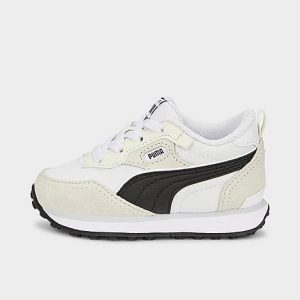 Puma Kids&apos; Toddler Rider FV Future Vintage Casual Shoes in Beige/White Size 10.0 Nylon/Suede - 3509430