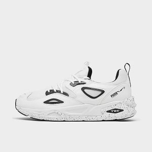 Puma Men&apos;s TRC Blaze Chance Casual Shoes in White/White Size 14.0 Leather - 3175682