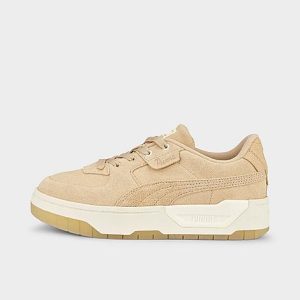 Puma Women&apos;s Cali Dream First Sense Casual Shoes in Beige/Light Sand Size 9.0 Leather/Suede - 3204624