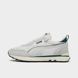 Puma Men&apos;s Rider Future Vintage Casual Shoes in Off-White/White Size 12.0 Leather/Suede - 3185278