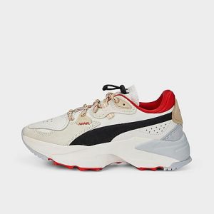 Puma Women&apos;s Orkid Retro Grade Casual Shoes in White/Vaporous Gray Size 7.5 Leather/Suede - 3508910