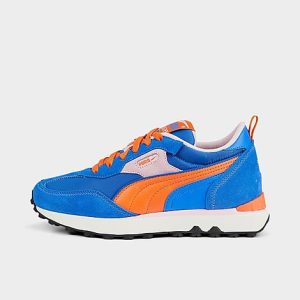 Puma Women&apos;s Rider FV Vintage Casual Shoes in Blue/Bluemazing Size 11.0 Nylon/Suede - 3508929