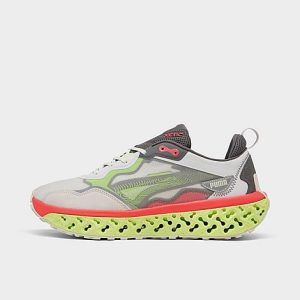 Puma Men&apos;s XETIC Sculpt Premium Training Shoes in Green/Off-White/Nimbus Cloud Size 8.0 Suede - 3213911