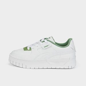 Puma Women&apos;s Cali Dream Casual Shoes in White/ White Size 11.0 Leather/Suede - 3204616