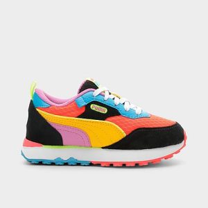 Puma Little Kids&apos; Future Rider FV Lava Casual Shoes Size 13.5 Suede - 3509634