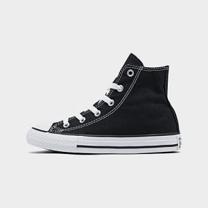Converse Little Kids&apos; Chuck Taylor Hi Top Casual Shoes in Black/Black Size 13.0 Canvas - 1274794