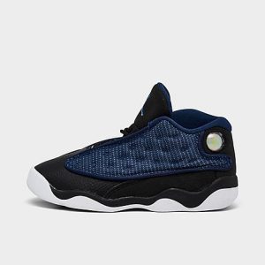 Jordan Kids&apos; Toddler Air Retro 13 Basketball Shoes in Blue/Navy Size 6.0 Leather/Suede - 3145152