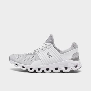 On Women&apos;s Cloudswift Running Shoes in White/Off-White/Glacier Size 11.0 - 3185048