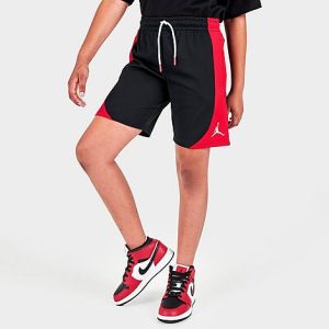Jordan Kids&apos; Jordan Sport Shorts in Black/Black Size Large 100% Polyester - 5838168