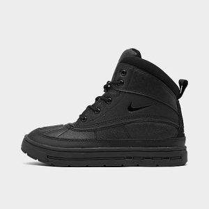 Nike Little Kids&apos; Woodside 2 High ACG Boots in Black/Black Size 13.0 Leather - 2493214