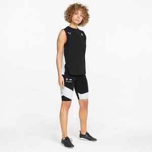 Puma Women&apos;s BMW M Motorsport Statement Legging Shorts in Black/ Black Size Small - 5795672