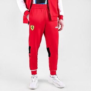 Puma Men&apos;s Scuderia Ferrari Race SDS Track Pants in Red/Rosso Corsa Size XL Cotton/Polyester - 5780848
