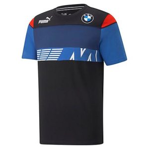 Puma Men&apos;s BMW MMS Essential T-Shirt in Black/Black Size 2XL Cotton/Polyester - 5847475