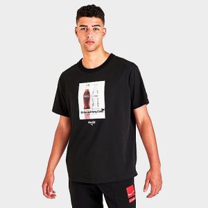 Puma Men&apos;s x Coca-Cola Graphic Short-Sleeve T-Shirt in Black/ Black Size 2XL 100% Cotton/Jersey - 5814649