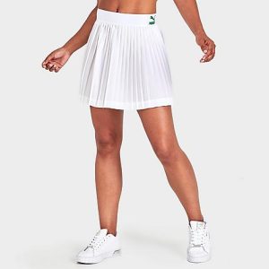 Puma Women&apos;s Tennis Club Skirt in White/ White Size XL Polyester - 5795640