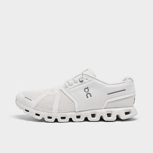 On Men&apos;s Cloud 5 Running Shoes in White/White Size 8.5 - 3205389