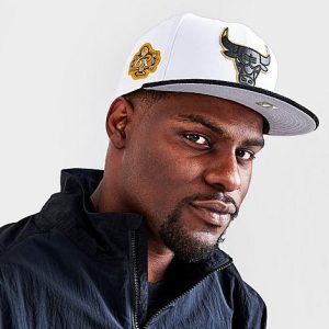 New Era Chicago Bulls NBA Core 9FIFTY Snapback Hat in White/Black Taxi - 8206194