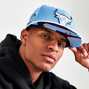 New Era Chicago Bulls NBA 9FIFTY Snapback Hat in Blue/Uni Blue - 8206193