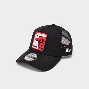 New Era NBA Chicago Bulls 9FORTY Trucker Hat in Blue/Red - 8204977