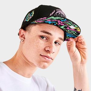 New Era NBA Los Angeles Lakers Psychedelic 9FIFTY Snapback Hat in Black/Black - 8204972