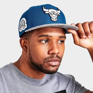 New Era Chicago Bulls NBA 9FIFTY Snapback Hat in Blue/French Blue - 8205766
