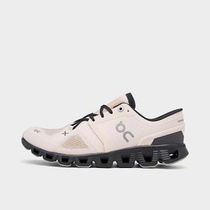 On Women&apos;s Cloud X 3 Running Shoes in Off-White/Fawn Size 11.0 - 3225729