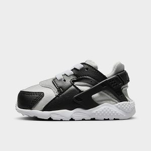 Nike Kids&apos; Toddler Huarache Run Casual Shoes in Black/Black Size 8.0 Suede - 3552198