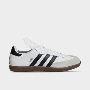 Adidas Originals Samba Leather Casual Shoes in White/White Size 9.0 - 1720948