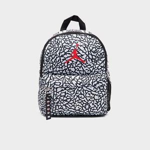 Jordan Kids&apos; Air Mini Backpack in Black/White/Black 100% Polyester - 8204832