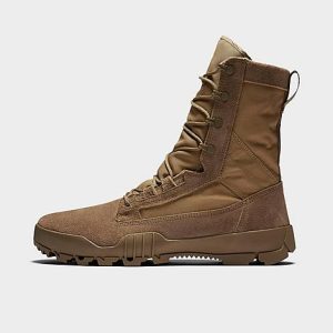 Nike Men&apos;s SFB Jungle Leather Tactical Boots in Brown/Coyote Size 15.0 Leather/Nylon/Canvas - 3120863