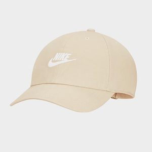 Nike Sportswear Heritage86 Futura Washed Adjustable Back Hat in Beige/Rattan 100% Cotton/Twill - 8205167