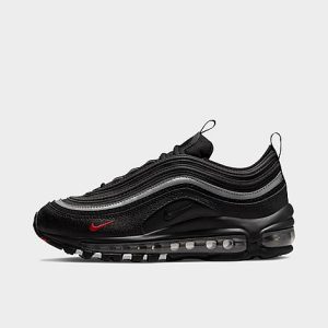Nike Big Kids&apos; Air Max 97 Casual Shoes in Black/Black Size 6.5 - 3162593