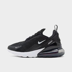 Nike Big Kids&apos; Air Max 270 Casual Shoes in Black/Black Size 7.0 - 2335183