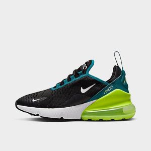 Nike Big Kids&apos; Air Max 270 Casual Shoes in Black/Black Size 6.5 - 3551630