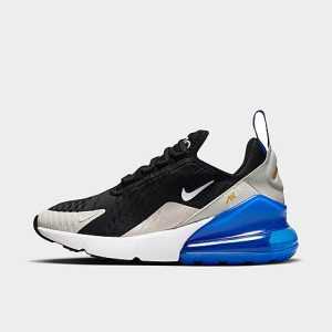 Nike Big Kids&apos; Air Max 270 Casual Shoes in Black/Black Size 7.0 - 3178610