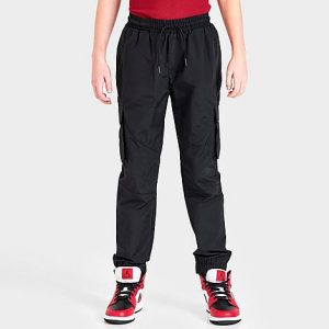 Jordan Kids&apos; Jordan Jumpman Cargo Jogger Pants in Black/Black Size XL - 5887340