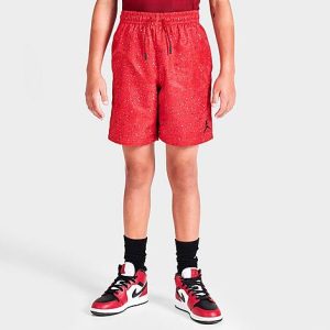 Jordan Boys&apos; Speckle Allover Print Woven Shorts in Red/Red Size XL - 5866597
