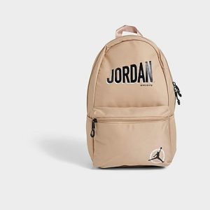 Jordan MVP Flight Daypack Backpack in Beige/Desert 100% Polyester - 8207288