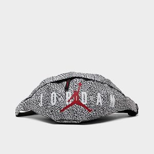 Jordan Air Allover Print Crossbody Bag in Grey/Wolf Grey 100% Polyester - 8204184