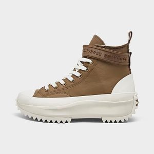 Converse Women&apos;s Run Star Hike High Top Platform Sneaker Boots in Brown/Sand Dune Size 10.0 Canvas - 3213505