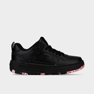 Champion Women&apos;s Drome Lo Mixer Casual Shoes in Black/Black Size 8.5 Leather - 3551362