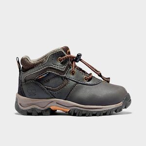 Timberland Kids&apos; Toddler Mt. Maddsen Waterproof Hiking Boots in Brown/Dark Brown Size 11.5 Leather - 3121909