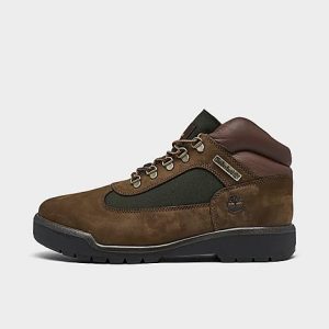 Timberland Men&apos;s Field Boots in Brown/Brown Size 13.0 Leather/Nylon/Canvas - 2217242