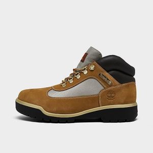 Timberland Men&apos;s Field Boots in Brown/Wheat Waterbuck Size 13.0 Leather/Nylon/Canvas - 2217266