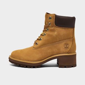 Timberland Women&apos;s Kinsley 6-Inch Waterproof Boots in Brown/ Size 9.0 Leather/Plastic - 3052613