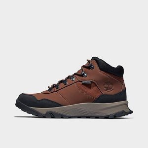 Timberland Men&apos;s Lincoln Peak Waterproof Hiking Boots in Brown/Dark Brown Leather Size 13.0 Leather/Plastic - 3214206